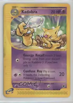 Kadabra Pokemon e-Card Series Expedition #84 2002 - Image 1