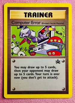 Computer Error 16 | Wizards Black Star Promos | 1999 WOTC Pokemon TCG Card | LP - Image 1