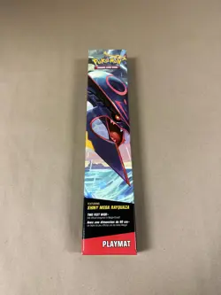 Pokemon Shiny Mega Rayquaza Trading Card Game Standard Playmat Rubber Multicolor - Image 1