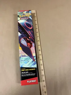 Pokemon Shiny Mega Rayquaza Trading Card Game Standard Playmat Rubber Multicolor - Image 3