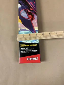 Pokemon Shiny Mega Rayquaza Trading Card Game Standard Playmat Rubber Multicolor - Image 4