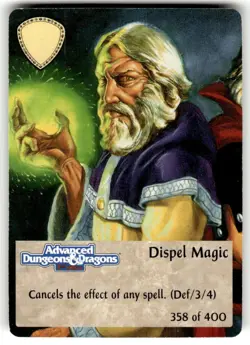 TSR Spellfire CCG 1st Ed. DISPEL MAGIC Card #358 of 400 AD&D 1994 - Image 1