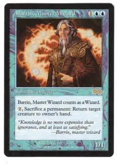 1 x Barrin, Master Wizard - Urza's Saga - NM-Mint - MTG - Image 1