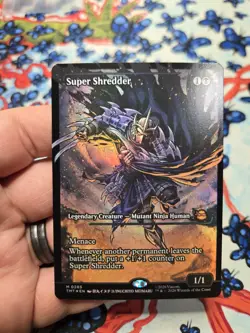 Super Shredder (Showcase) Teenage Mutant Ninja Turtles MTG Foil #0285 - Image 1