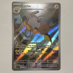 Pokemon TCG Raichu 211/193 Sv02 Paldea Evolved Illustration Rare Holo 140 HP - Image 1