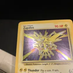 Zapdos - 16/102 - Pokemon Base Set Unlimited Holo Rare Card WOTC Lp - Image 2