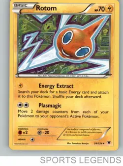 2016 pokemon Fates Collide rare Rotom 24/124 - Image 1