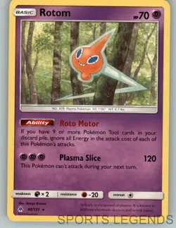 2018 pokemon Forbidden Light rare Rotom 40/131 - Image 1