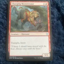 MTG Charging Monstrosaur Ixalan 138/279 Regular Uncommon - Image 1