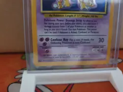 Alakazam 1/102 Holo Rare 1999 Pokemon base set WOTC Unlimited Lp - Image 3