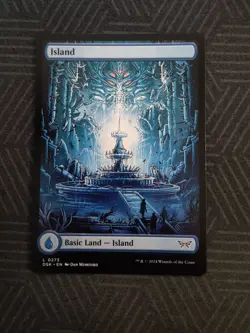 mtg island full art 273 duskmourn: house of horror - Image 1