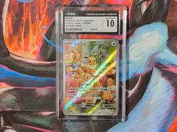 Eevee 078/066 Sv5a: Crimson Haze Holo (Japanese) Pokemon CGC 10 - Image 1