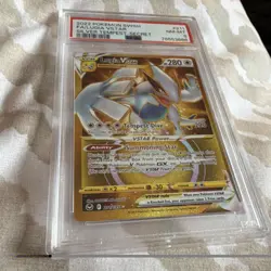 Lugia VSTAR PSA 8 211/195 Pokemon Silver Tempest Secret Rare Holo 2022 - Image 3
