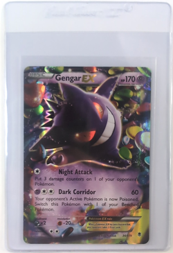 Gengar EX 34/119 2014 XY Phantom Forces Ultra Rare Holo Pokemon, GSC Gem Mint 10 - Image 1