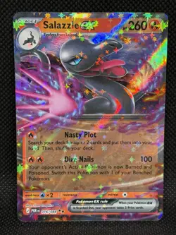 Pokemon TCG SALAZZLE EX 016/088 Perfect Order Double Rare - Image 1