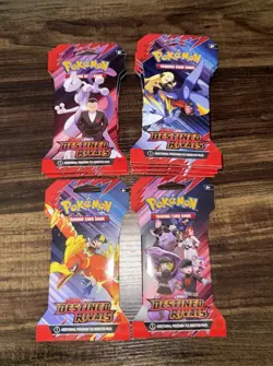 Pokemon Destined Rivals Sleeved Booster Packs x10 New Factory Sealed - Image 2