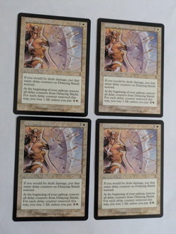 4 Delaying Shield Odyssey MTG NM Free Shipping with tracking - Image 1