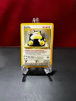 Holo Snorlax 11/64 Jungle unlimited pokemon card - Image 2
