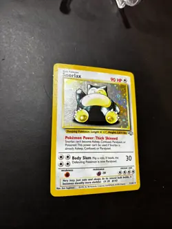 Holo Snorlax 11/64 Jungle unlimited pokemon card - Image 4