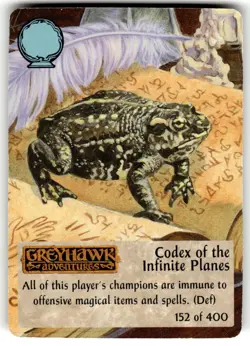Spellfire CCG Common Card Codex of the Infinite Planes - 1st Edition 152 of 400 - Image 1
