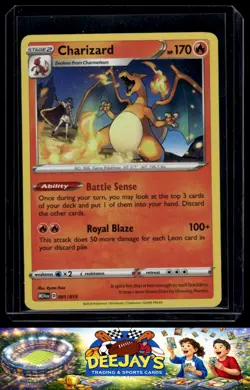 Pokemon TCG Charizard Dragon Discovery Card 001/015 McDonald's Promos 2024 - Image 1