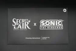 MTG Secret Lair x Sonic the Hedgehog - Chasing Adventure Rainbow Foil - Image 1