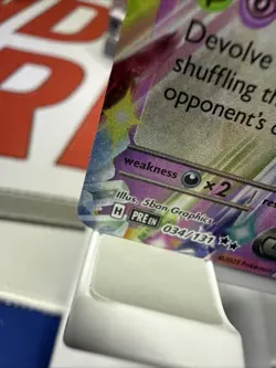 Pokemon TCG Espeon EX Prismatic Evolutions Promo Card 034/131 Stamped - Image 3