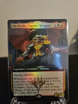 MTG Ob Nixilis, Captive Kingpin (Extended Art) March of the Machine FOIL - Image 1