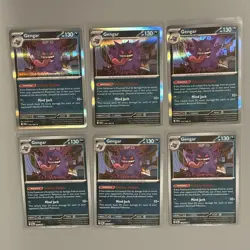 Pokemon TCG - Gengar 050/088 Perfect Order Rare English 6 Card Lot - Image 1