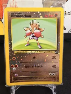 Sealed 8x Hitmonchan #2 Best of Game Reverse Holo Pokemon TCG Card - Image 2