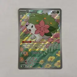 Shaymin 185/182 Destined Rivals Illustration Rare Pokemon TCG NM IR - Image 3
