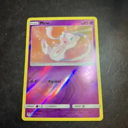 Mew 32/68 Hidden Fates Reverse Holo Rare Pokemon Card Near Mint! - Image 1