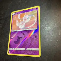 Mew 32/68 Hidden Fates Reverse Holo Rare Pokemon Card Near Mint! - Image 2