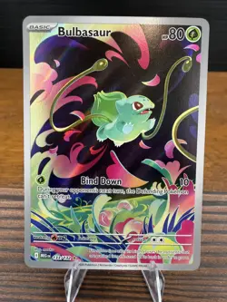 Pokemon TCG Bulbasaur Illustration Rare ME01: Mega Evolution 133/132 NM - Image 1