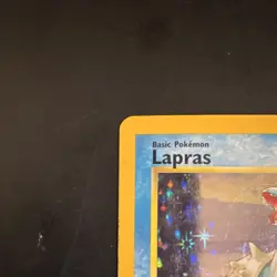Pokemon TCG Lapras 10/62 Fossil Holo Rare Unlimited 80 HP 1999 WOTC Ken Sugimori - Image 3