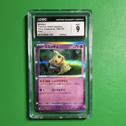 Pokemon TCG CGC 9 Mimikyu Shiny Treasure Ex 088/190 Holo Japanese - Image 1