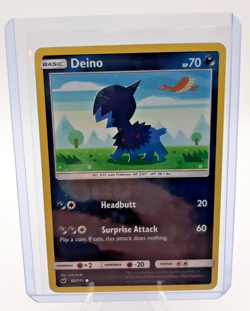 Pokemon Card Crimson Invasion Deino 60/111 Reverse Holo Common TCG Card Game - Image 1