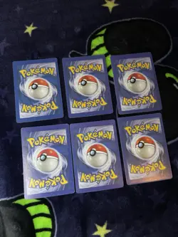 Pokemon Card Base Set Vending Sticker Holo Prism Vintage Lot Pikachu 6 Card Lot - Image 5