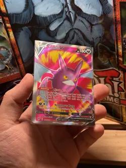 Crobat V (Full Art) Miscut OC Error Pokemon TCG Misprint Pokemon Card - Image 1
