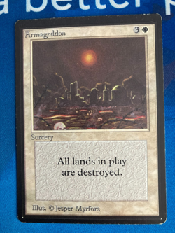 1x MTG Armageddon Beta Edition Magic: The Gathering Light Play - Image 1