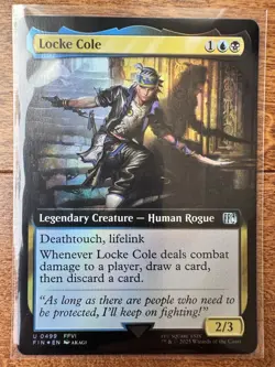 Magic MTG Final Fantasy - Locke Cole EXTENDED ART FOIL 0499 - Image 1