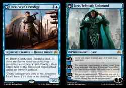Jace, Vryn's Prodigy // Jace, Telepath Unbound PL/MP, English MTG Magic Origins - Image 1