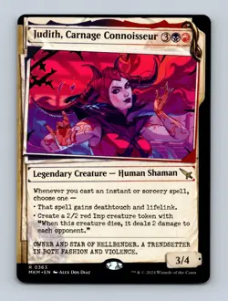 Judith, Carnage Connoisseur (Showcase) Murders at Karlov Manor Non-Foil MTG NM - Image 1