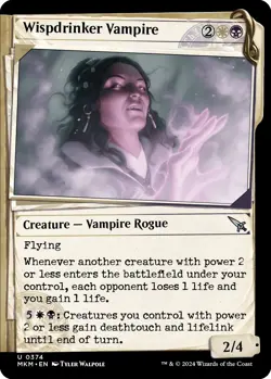 Wispdrinker Vampire (Showcase) [MKM - 374]Foil - Image 1