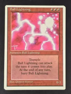 MTG Ball Lightning 4th Edition Regular Rare NM MTG Magic The Gathering Ship FAST - Image 1