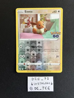 Pokemon Go - Eevee - Reverse Holo - 054/078 - M/NM - Image 1