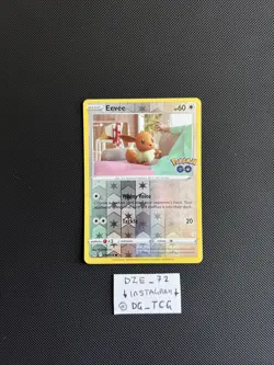 Pokemon Go - Eevee - Reverse Holo - 054/078 - M/NM - Image 2