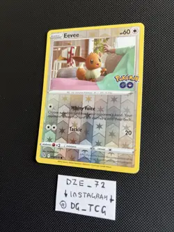 Pokemon Go - Eevee - Reverse Holo - 054/078 - M/NM - Image 3