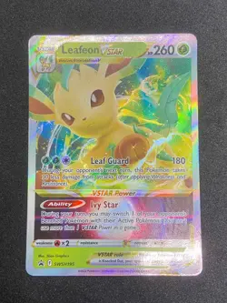 Leafeon Vstar SWSH195 - Black Star Promo - Near Mint Pokemon TCG - Image 1