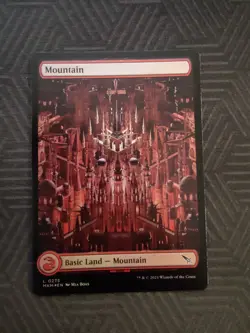 mtg mountain full art foil 275 murders at karlov manor - Image 1